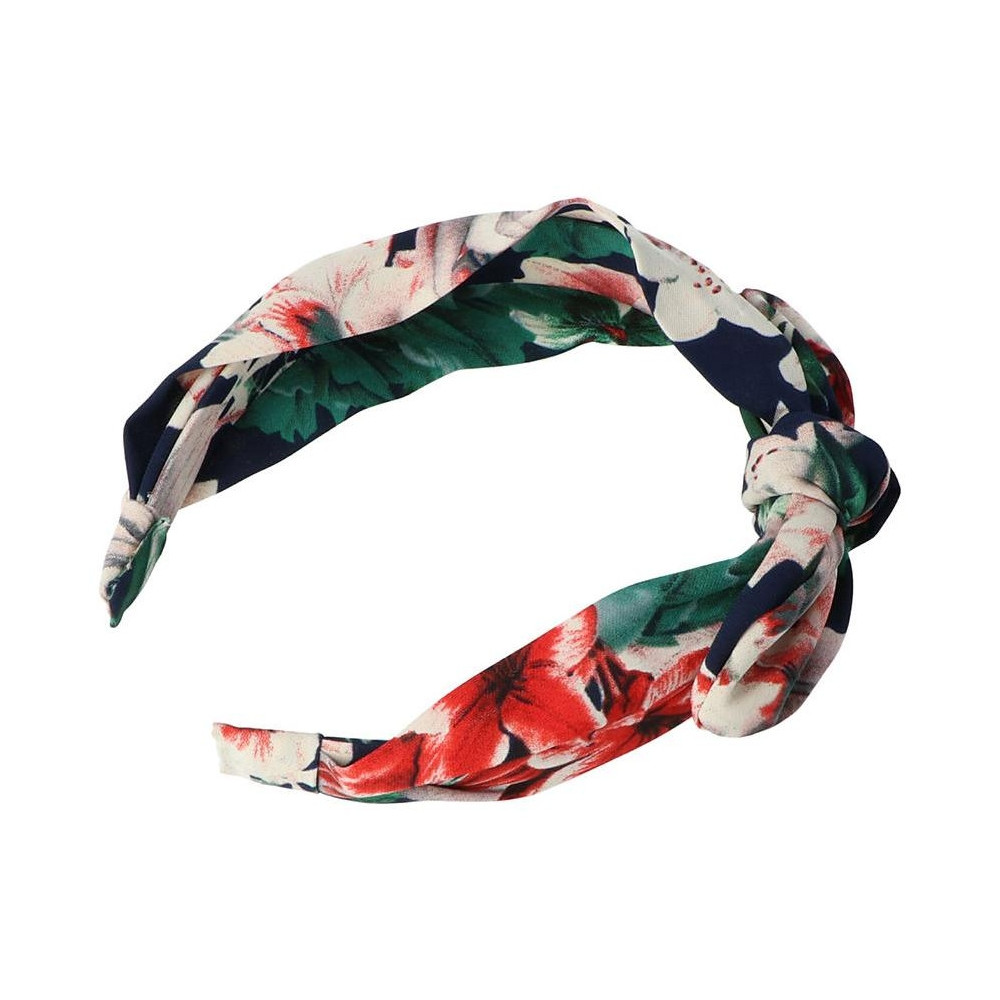 Diadema Forrada De Tela Con Lazo 1 U