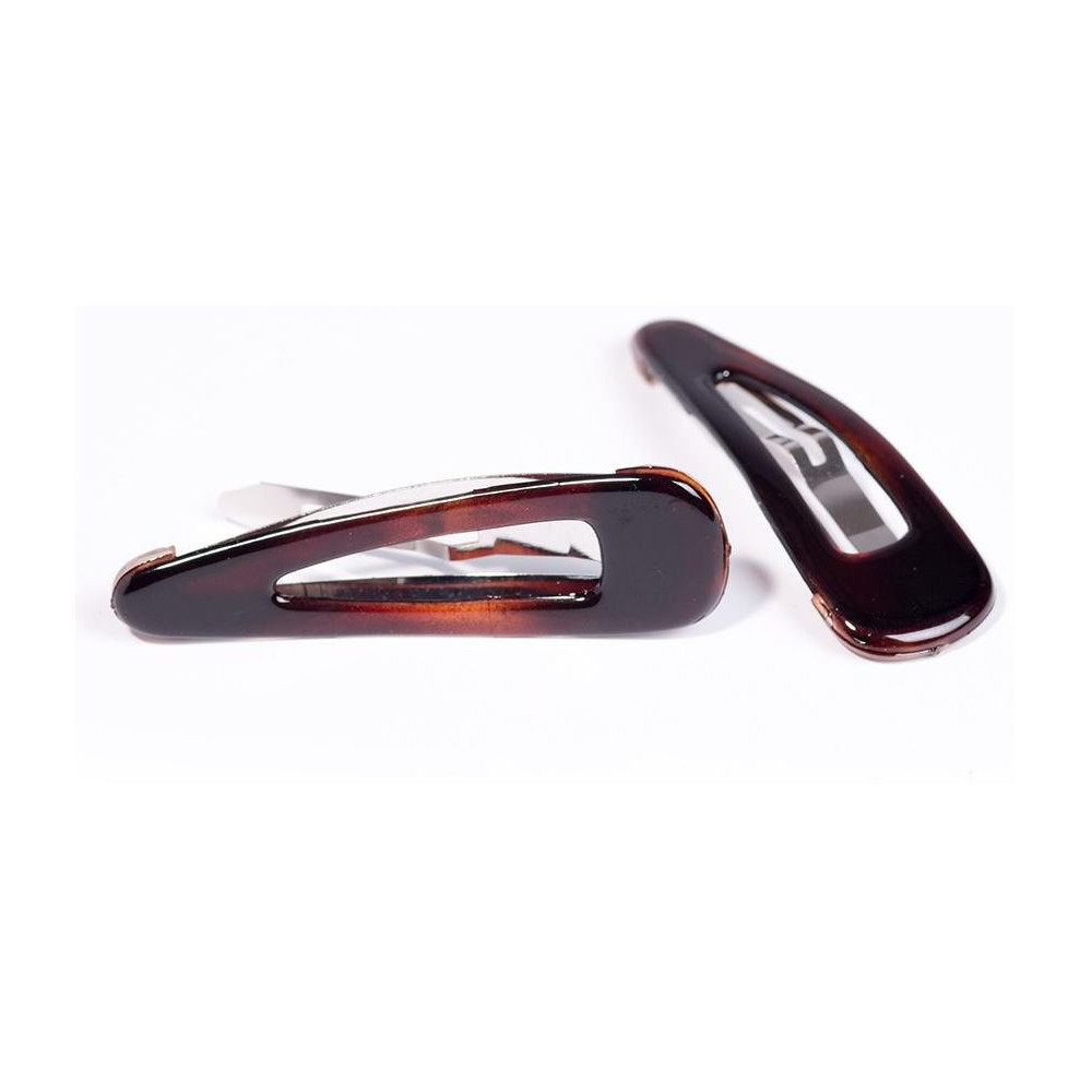 Inca Hair Clip French Shell 2Uds