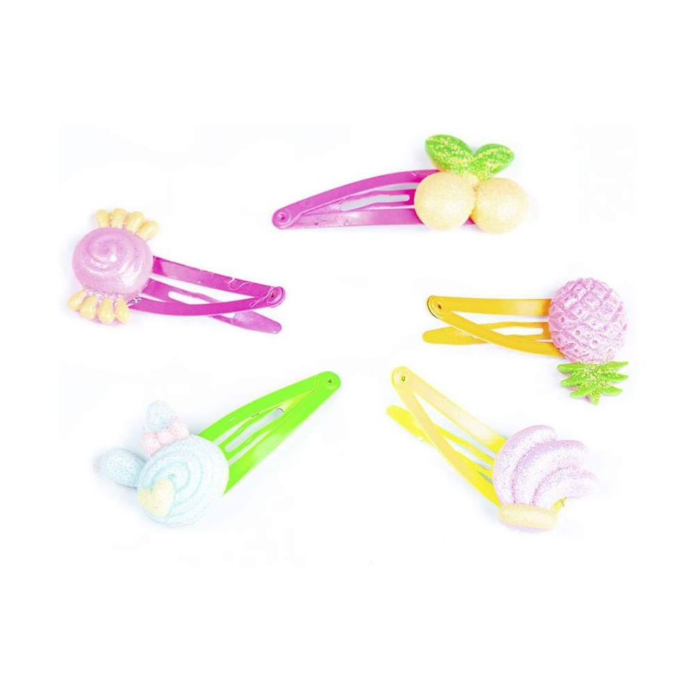 Clips Con Adornos De Frutas 4,5 Cm 5 U