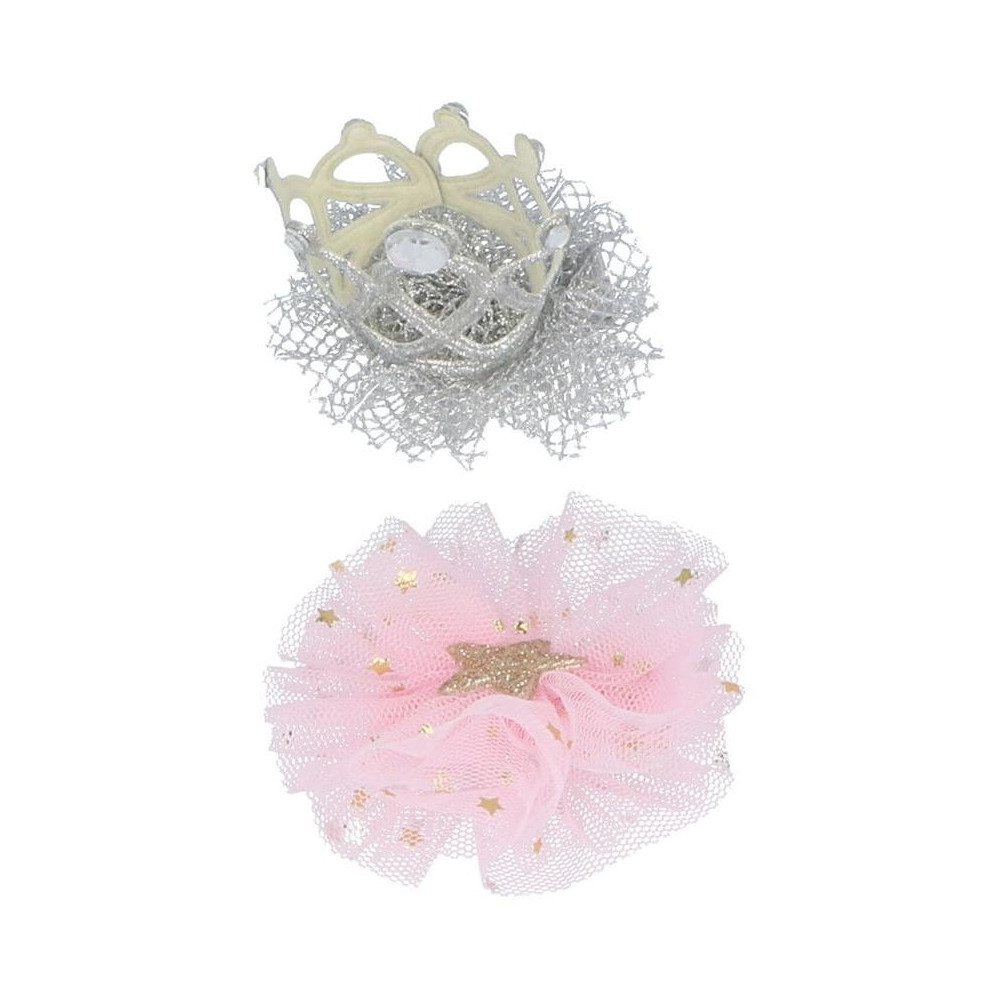 Inca Cocodrilo Tul Y Corona En Cajita 2Uds