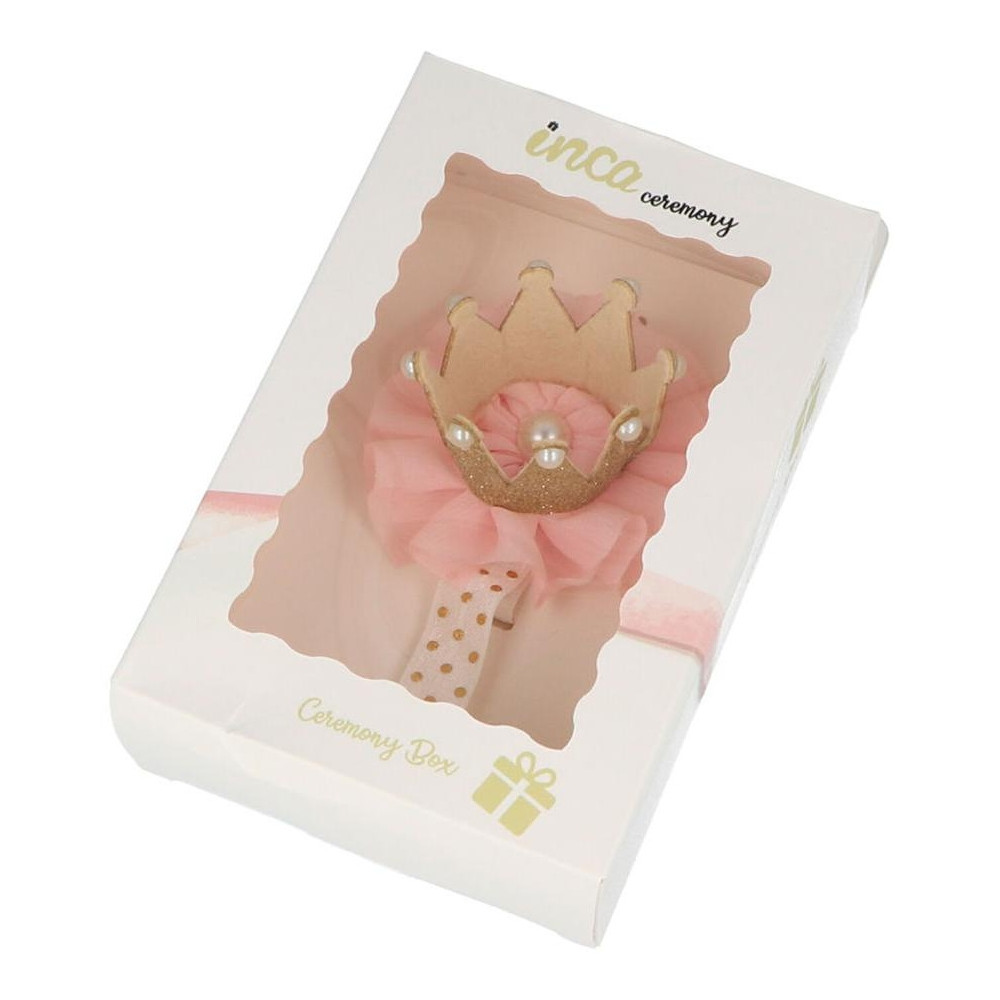 Inca Cinta Con Flor De Tela Y Corona 1Ud