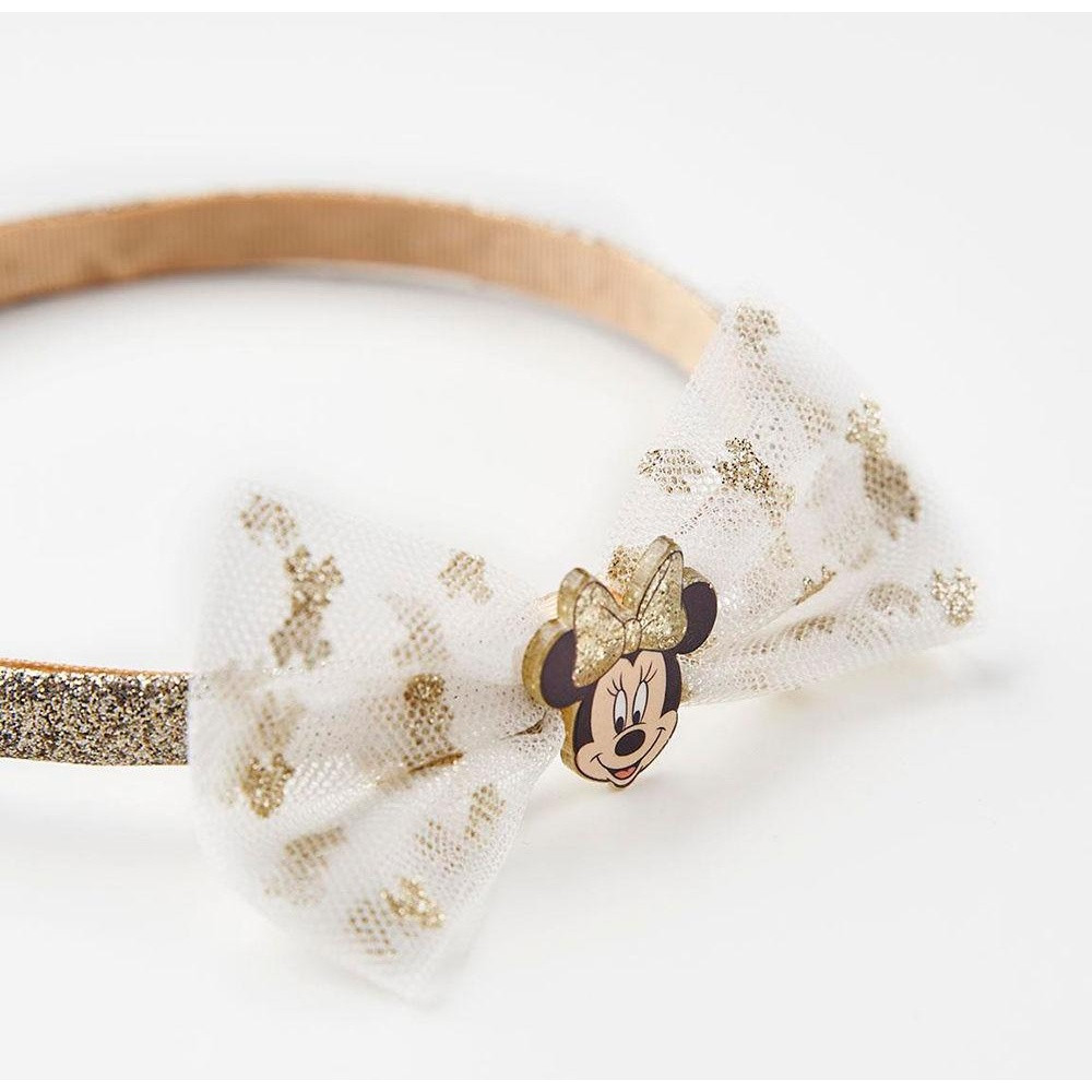 Inca Diadema Lazo Minnie 12X14X5Cm Dorado 1Ud
