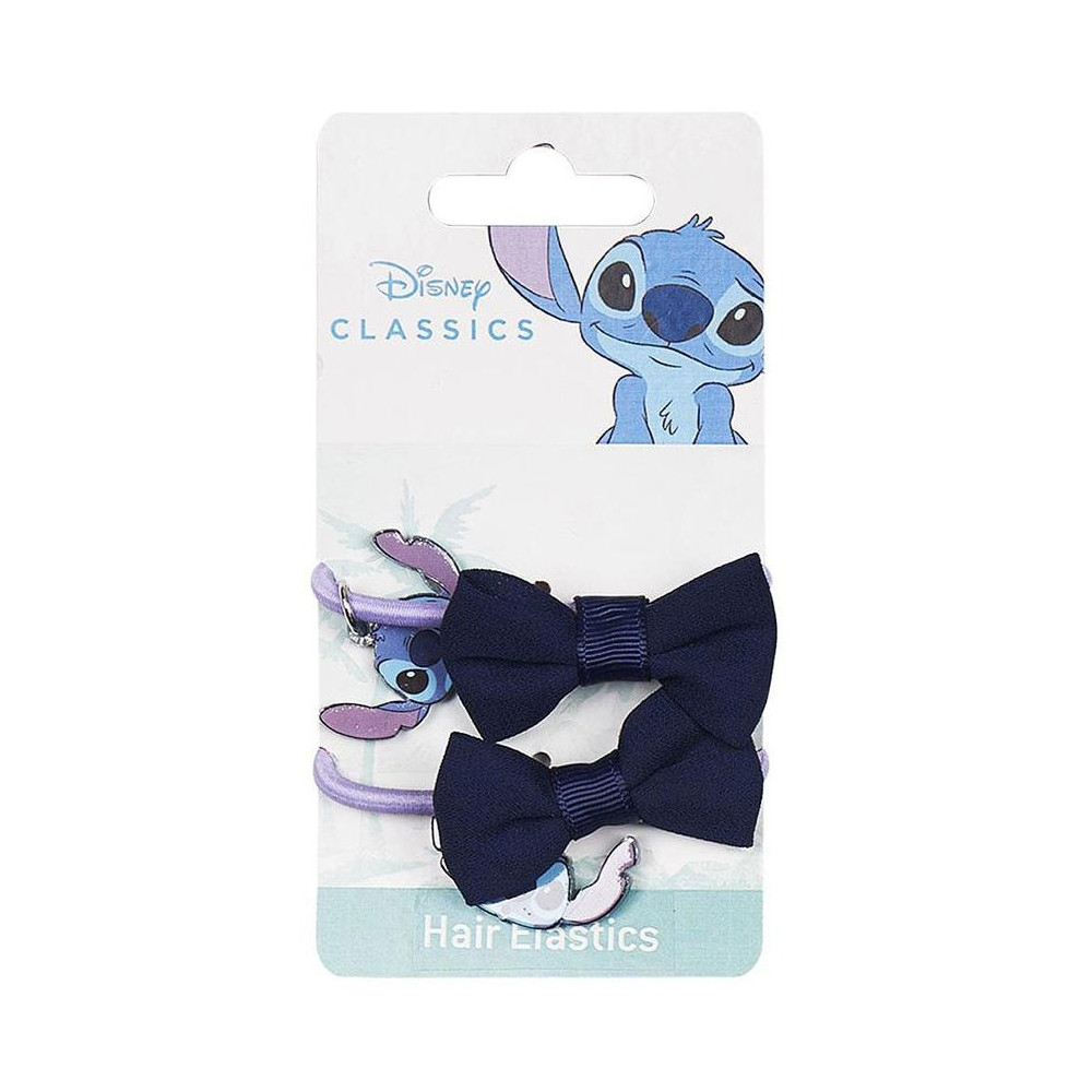 Elásticos Lazo Disney Stitch 7,4 X 12 ,5 X 2 Cm 2 U