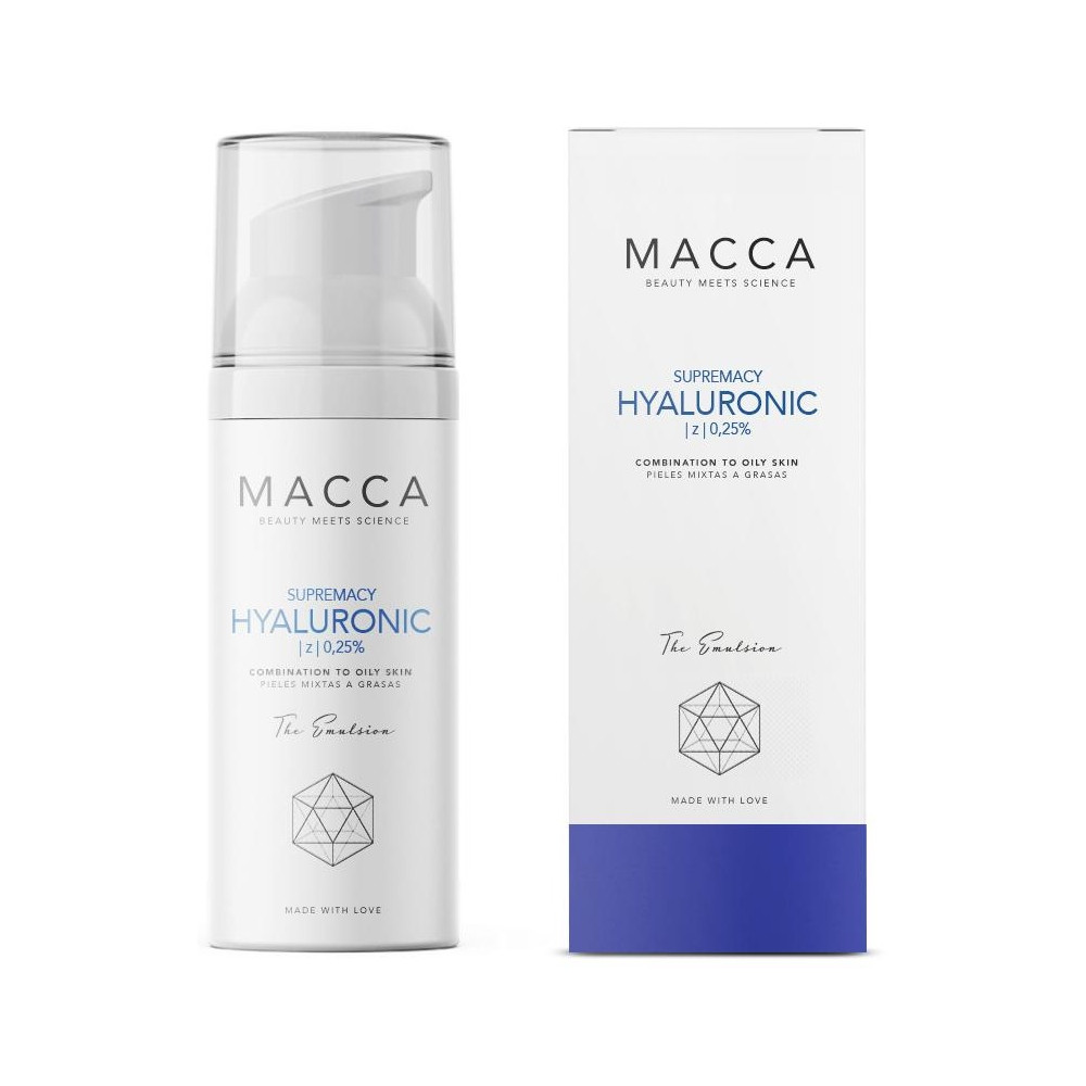 Macca Supremacy Hyaluronic Z 025% Emulsion Combination To Oily Skin 50Ml