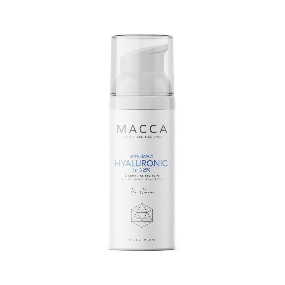 Macca Supremacy Hyaluronic Z 025% Cream Normal To Dry Skin 50Ml