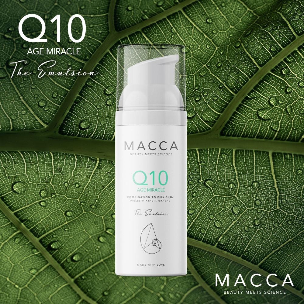 Macca Q10 Age Miracle Emulsion Combination To Oily Skin 50Ml