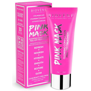 Biovene Pink Mask Glowing Complexion Peel-Off Treatment 75Ml