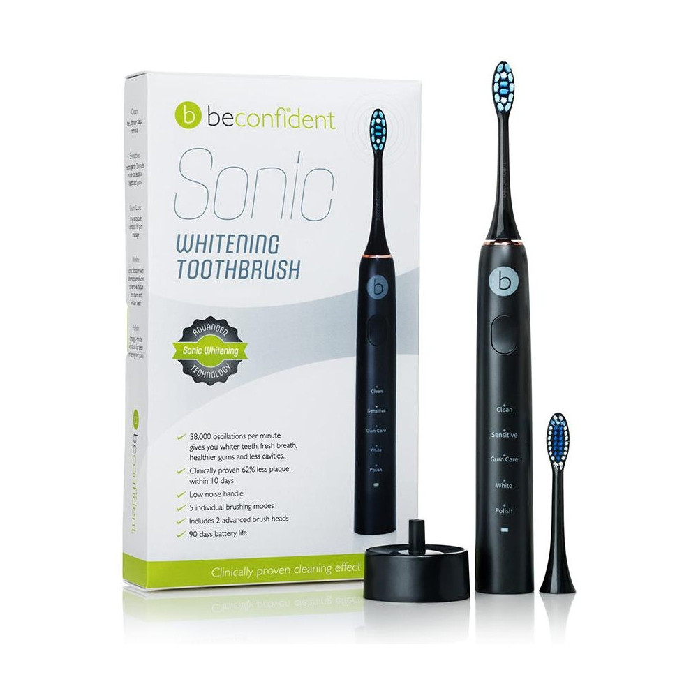Sonic Electric Whitening Toothbrush Black/Rose Gold 2