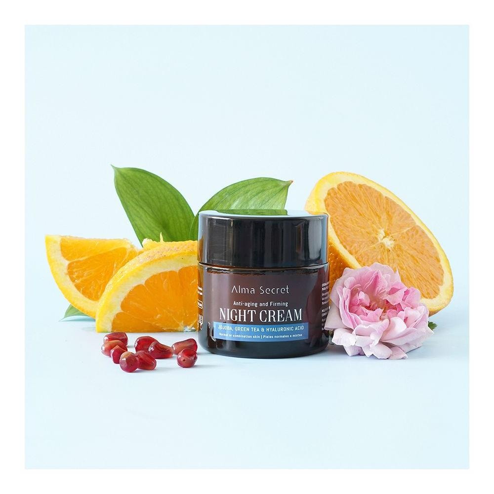 Alma Secret Multi-Reparadora Noche Antiedad Con Jojoba_ Té Verde Y Hialurónico 50Ml