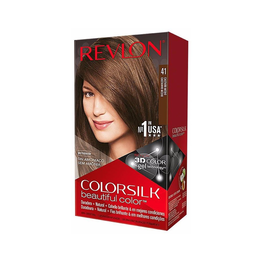 Revlon Kit Tinte Colorsilk 41 Castaño Medio
