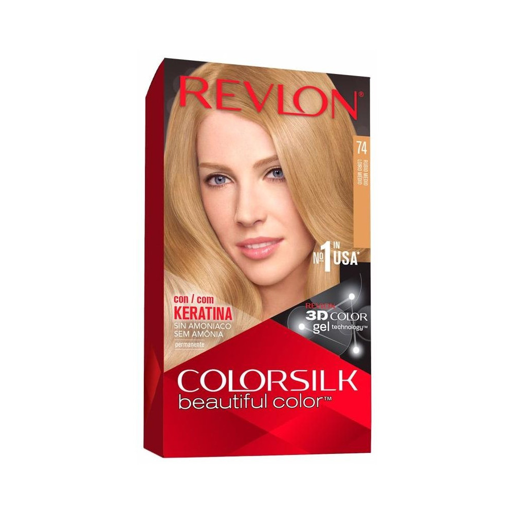 Revlon Kit Tinte Colorsilk 74 Rubio Medio