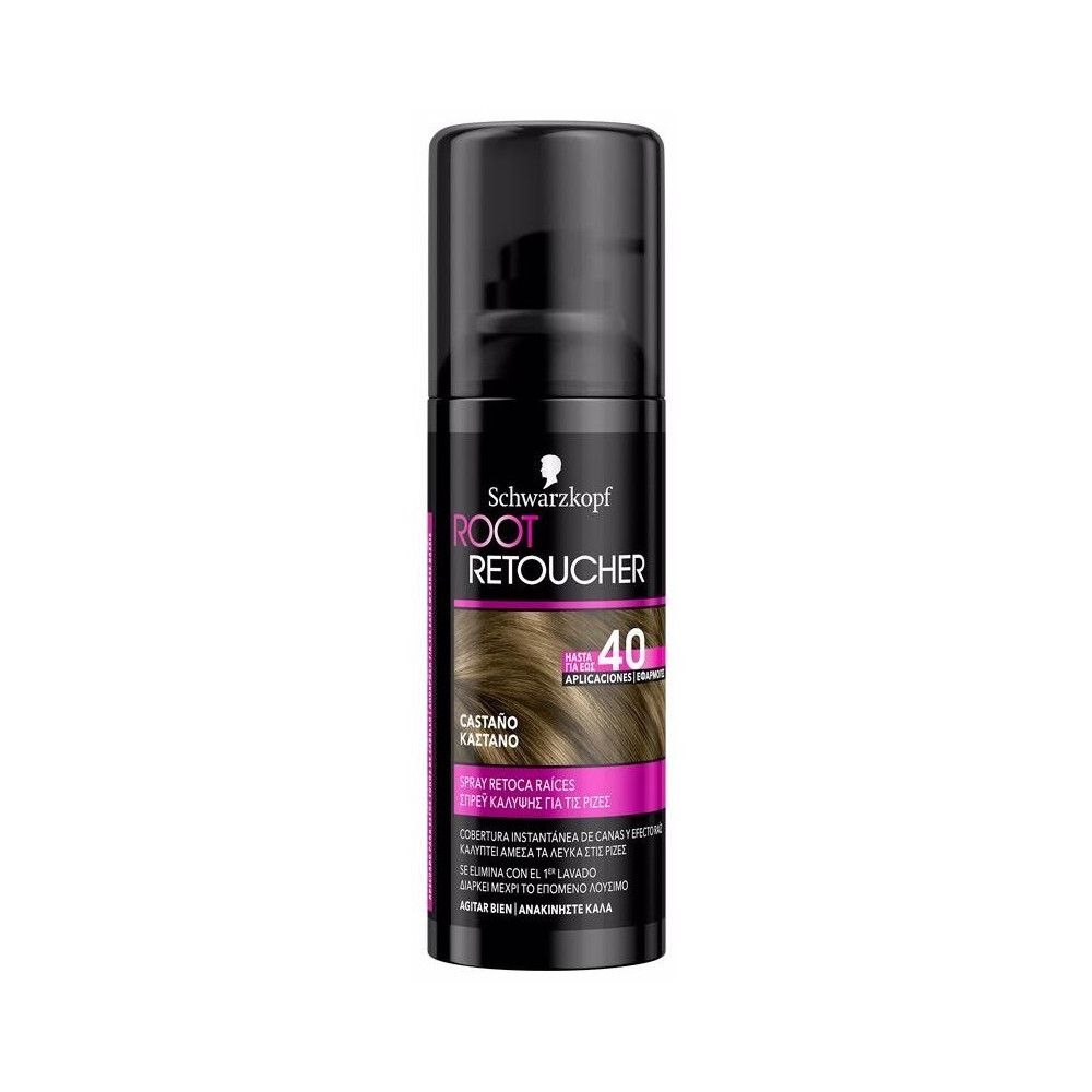 Schwarzkopf Root Retoucher Retoca Raices Spray Castao 120Ml