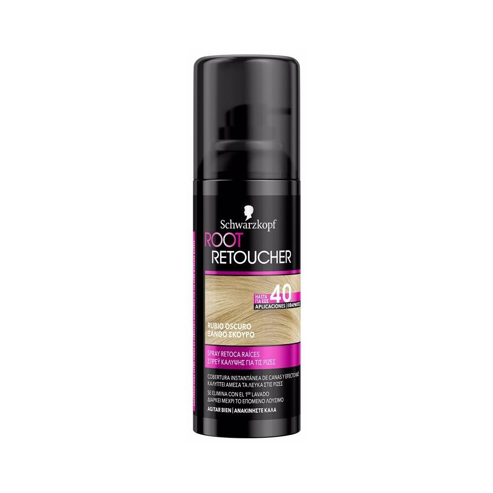 Schwarzkopf Spray Retoca Raíces 120 Rubio Oscuro 120Ml