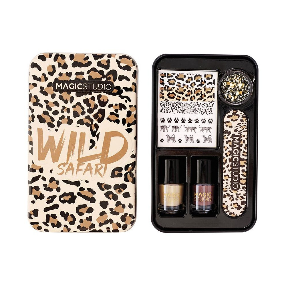 Wild Safari Savage Nail Art Lote 6 Pz