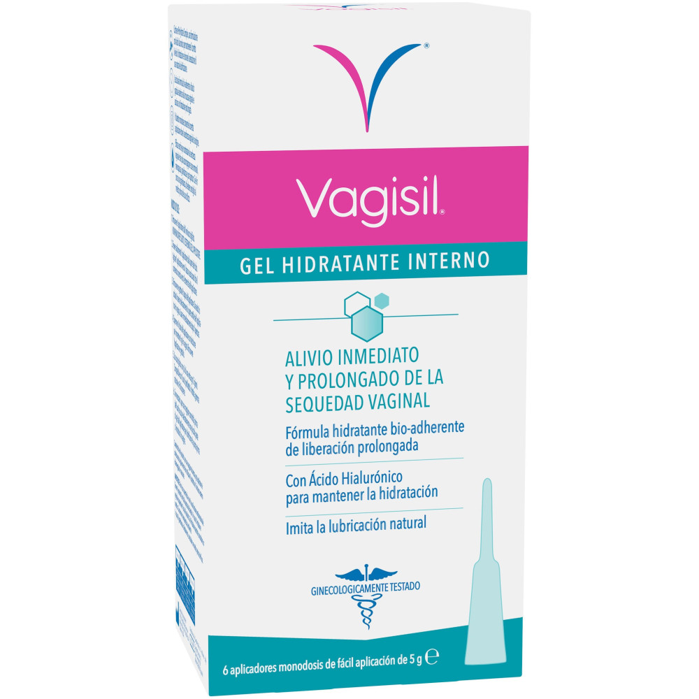 Vagisil Íntima Gel Hidratante Interno 6Ud X 5G