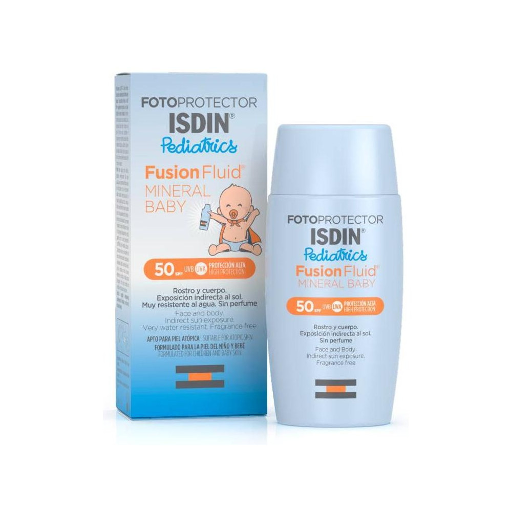 Isdin Fotoprotector Pediatrics Fusion Fluid Spf 50 Mineral Baby, 50 Ml