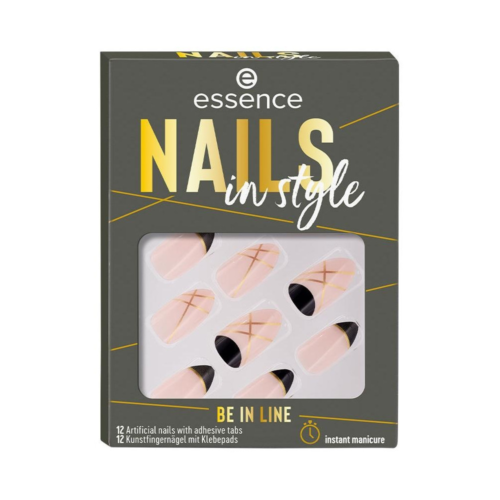 Essence Nails In Style Faux Ongles Be In Line 12Uds