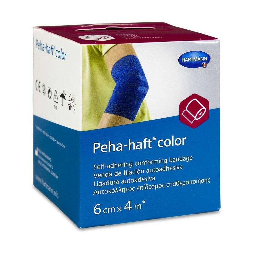 Peha-Haft Venda Azul, 6 Cm X 4 M, 1 Ud