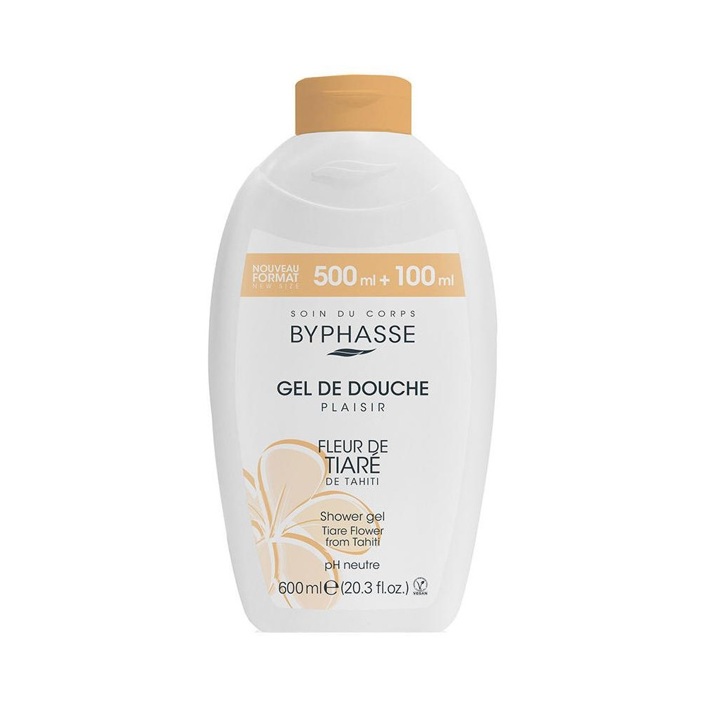 Byphasse Plaisir Gel Ducha Flor De Tiaré 600Ml