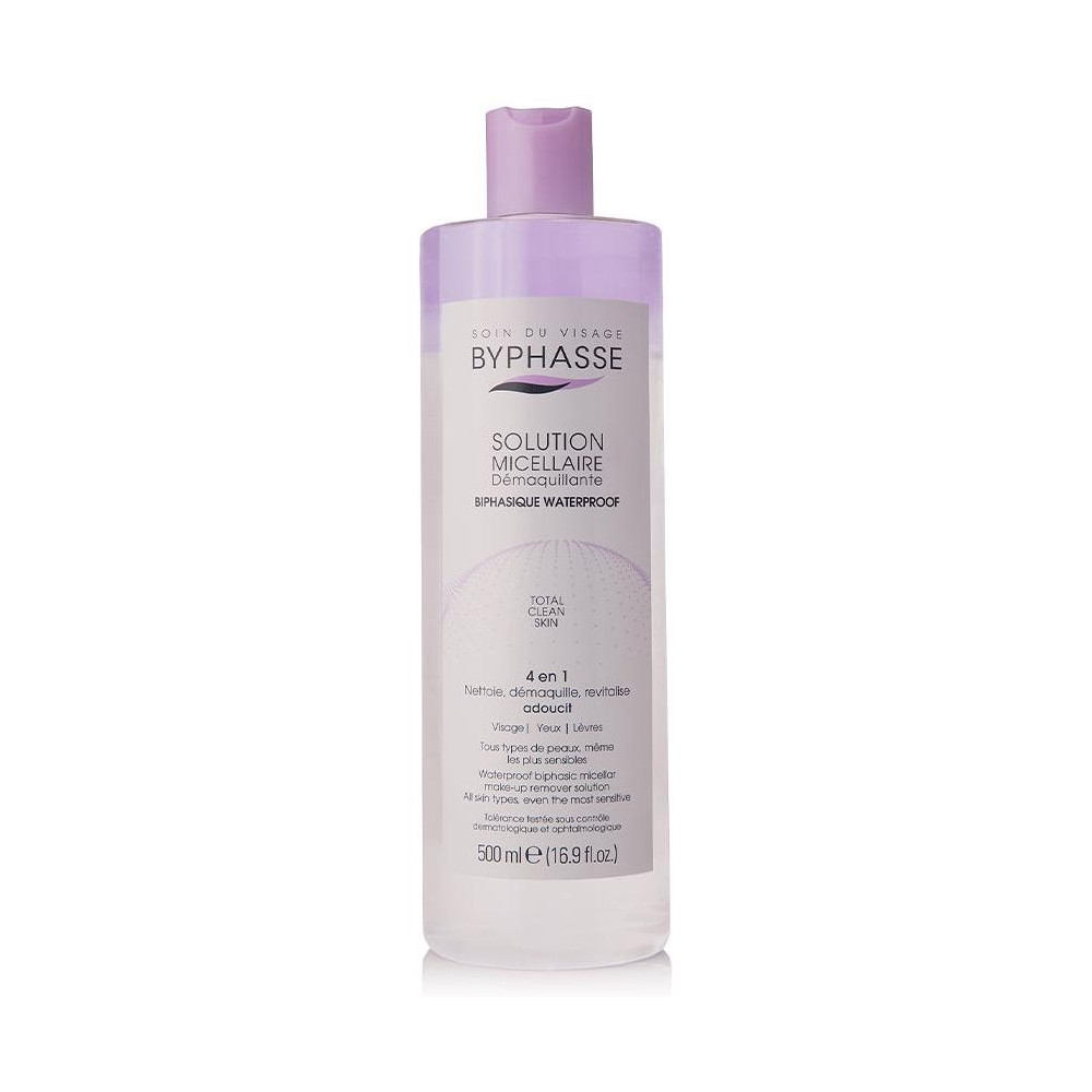 Solución Micelar Desmaquillante Bifásica Waterproof 500 Ml