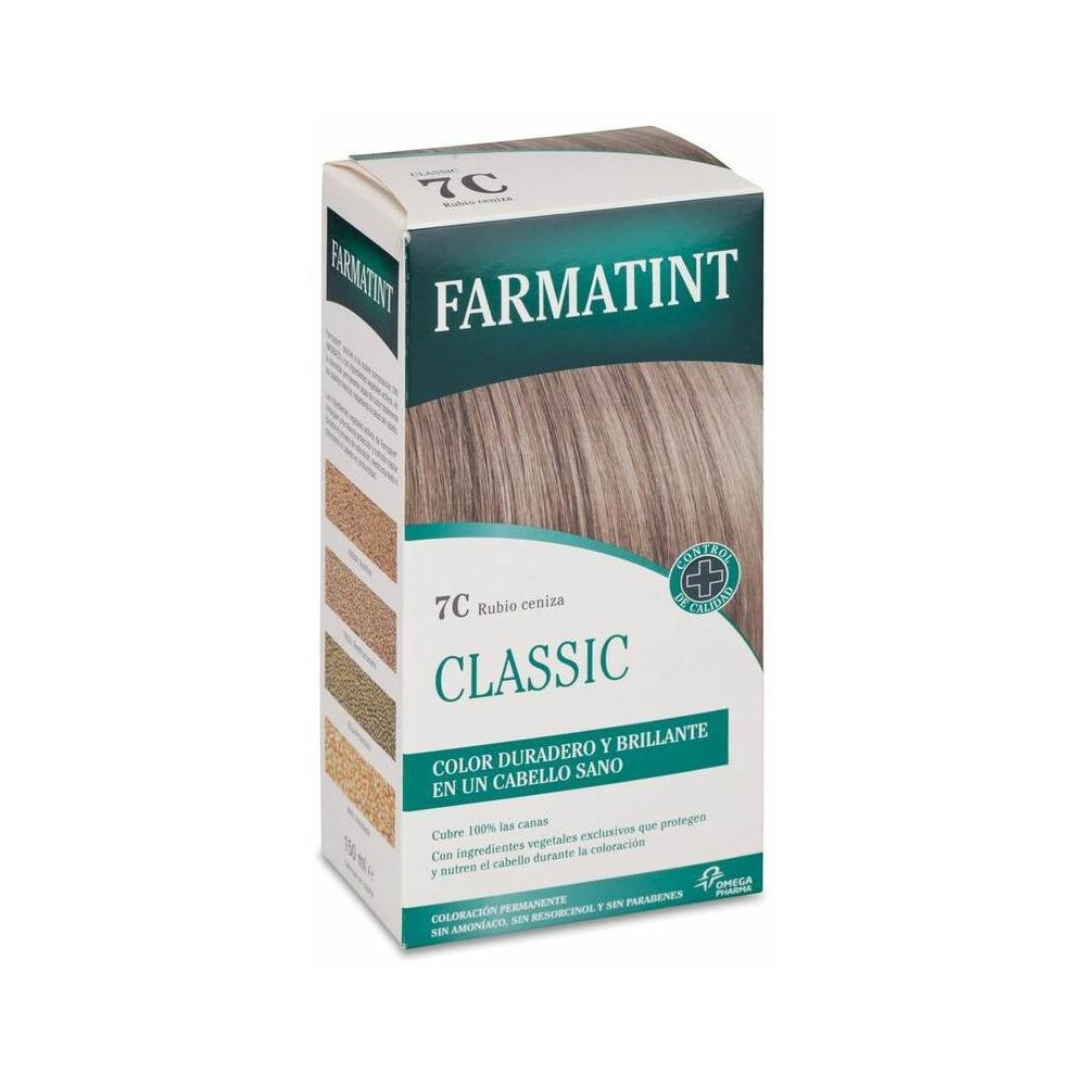 Farmatint Gel Coloración Permanente 7C-Rubio Ceniza 5 U
